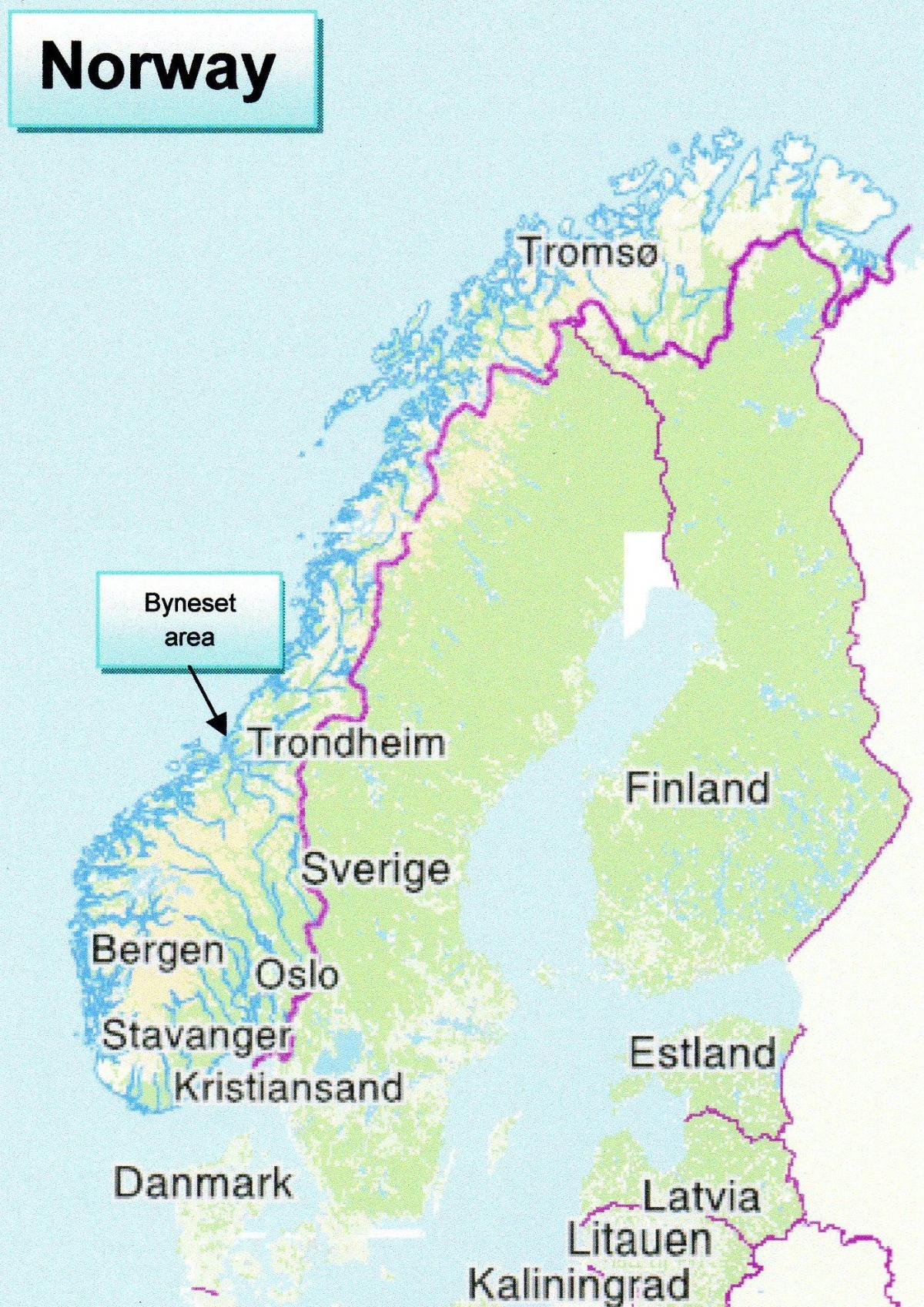 Карта тронхейм, Нарвегія