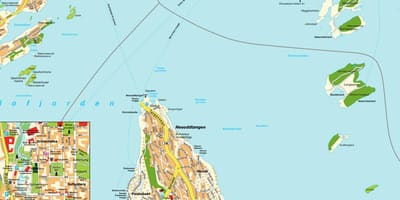 Осла, Нарвегія на карце свету