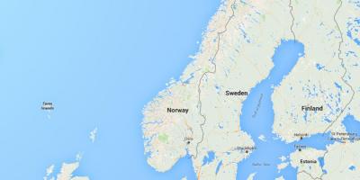 Карта норге, Нарвегія